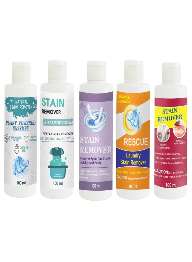 مجموعة مزيلات البقع من توفوس: مزيل بقع القمصان، والدمى، والبنفسجي، والبرتقالي، والأحمر | محلول تنظيف متعدد الأسطح للملابس والأقمشة والمفروشات (100 غرام لكل عبوة) - Image 1